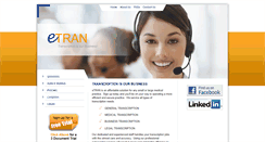 Desktop Screenshot of etran.biz